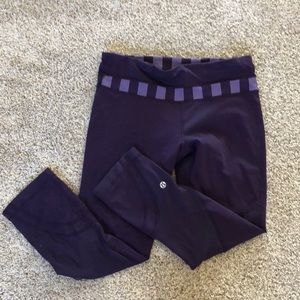 LuLuLemon Purple Capri Pants